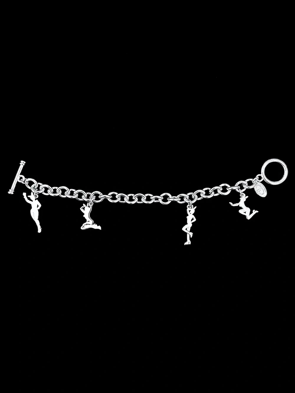 Playboy Bunny Girl Charm Bracelet